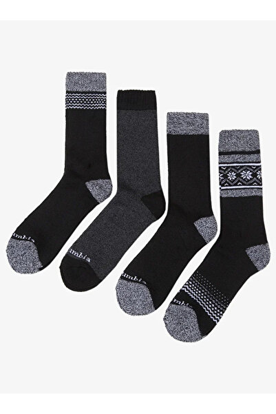 Columbia RCL928W-BLA Дамски дълги чорапи с контрол на влагата, дизайн Снежна ...