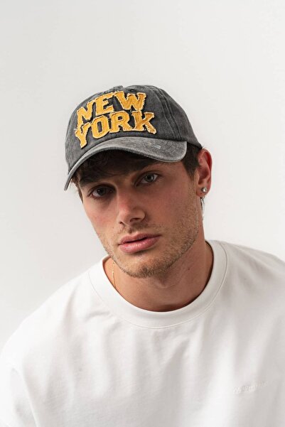 go gang own Νέα Υόρκη Με λεπτομέρεια ραφής Ρυθμιζόμενο καπέλο Unisex από ύφασ...