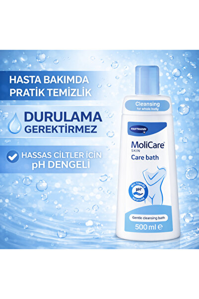Hartmann MoliCare Skin Care Bath 500 ml Hasta Bakım Temizleme Jeli Hassas Cil...