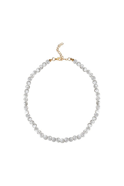 CAL'S Acrylic string of pearl necklace