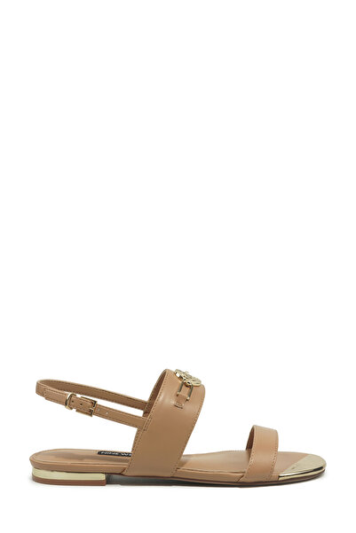 Nine West GAILAR 6FX Μπεζ Γυναικείο Flat Σανδάλια