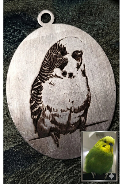 yerlikaya bakır Evcil Hayvan Fotoğraf Baskı Lazer Siyah Saf Bakır Kolye