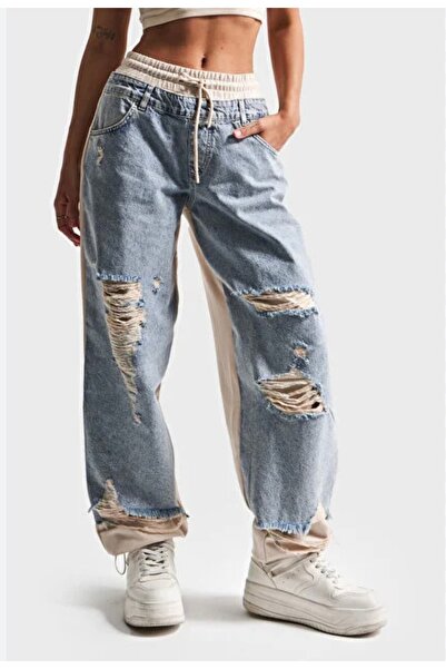 PREMIO PRIVE BRAND Denim pants with details