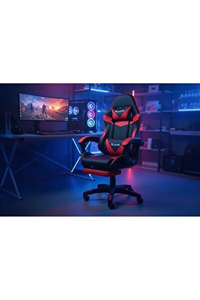 N.zone Comfortable gaming and office chair with adjustable reclining position...