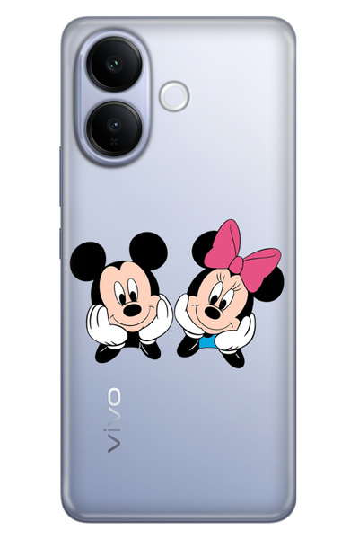 Cekuonline حافظة متوافقة مع هاتف Vivo V60 Lite 5G من السيليكون الملون مطبوع T...