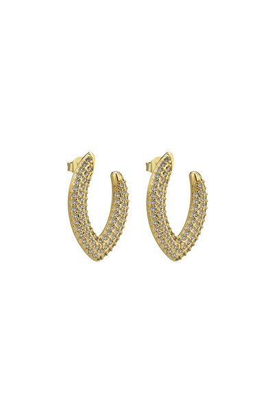 CAL'S Asymmetric Earrings with Stones