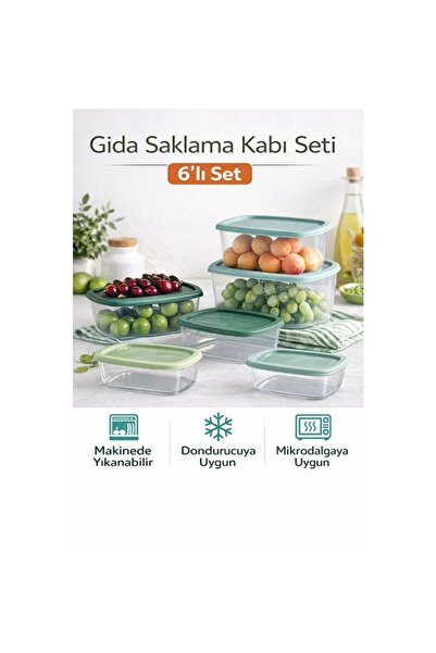 Piev 6-Piece Food Storage Container Set with Lids