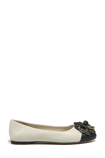 Nine West NINA 6FX OFF-WHITE Γυναικείο Μπαλαρίνα