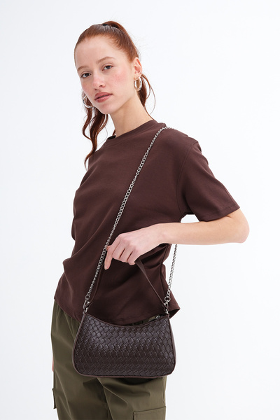 Addax Textured Chain Strap Lı Bag Ç1068