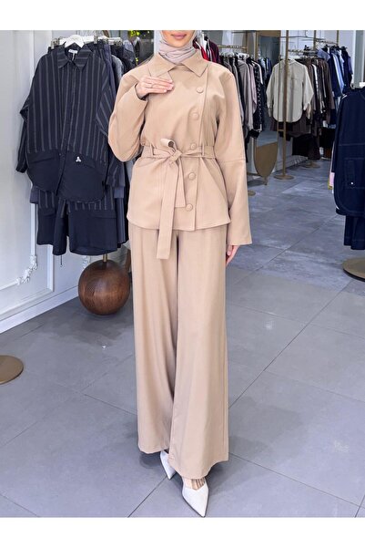 MODA HASEN ÇITÇIT DETAYLI CEKET PANTOLONLU TAKIM