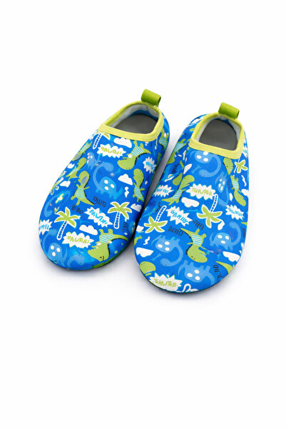 Bermody Aqua Step Children's Non-Slip Sea Pool Boots / Shoes Dino Island