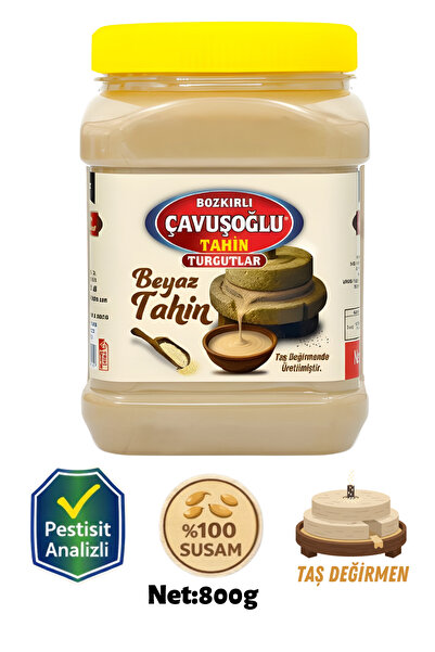 Bozkırlı Çavuşoğlu Tek Kavrulmuş Beyaz Tahin 800g