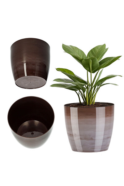 KADAX Husă pentru ghiveci de flori, 12 cm, rotundă, pentru sufragerie, marmur...