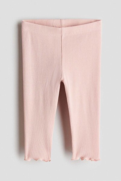 H&M Ribbed cotton leggings
