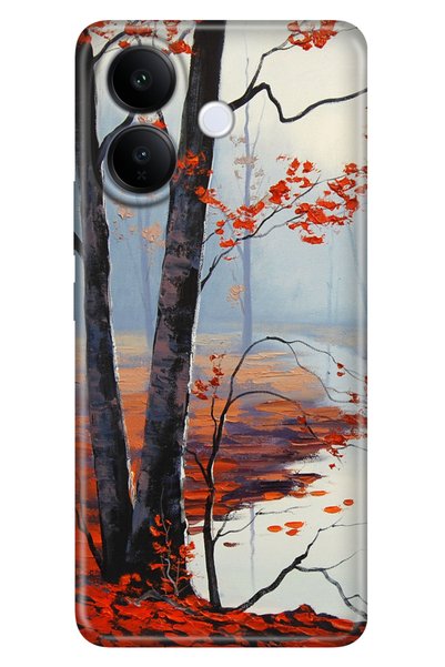 Cekuonline Vivo V60 Lite 5g Compatible Case Colorful Silicone Printed Tpu Fall
