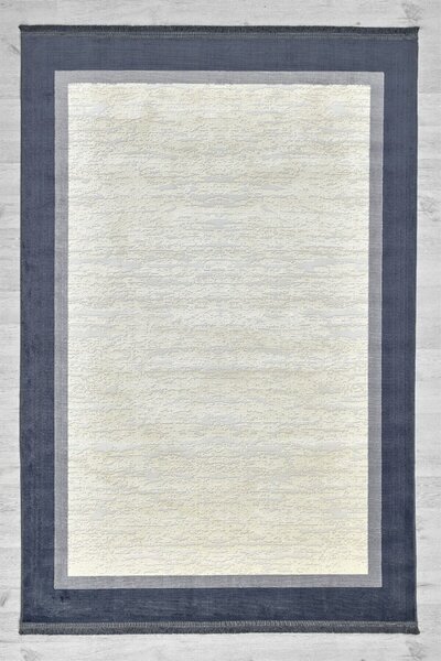 SULTAN HALI Sandy Mavi Çerceveli Modern Hali