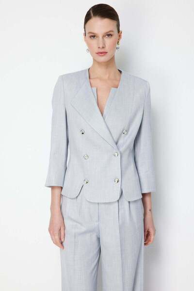 Ekol Сако с волани и метални копчета