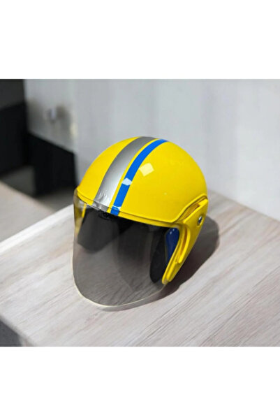 DELİBALTA Motosiklet Kaskı Kırılmaz Özellikli Yarım Kask (YASAYA UYGUN)