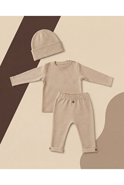 Minory Baby - 3 Parça Alt Üst Bebek Takımı