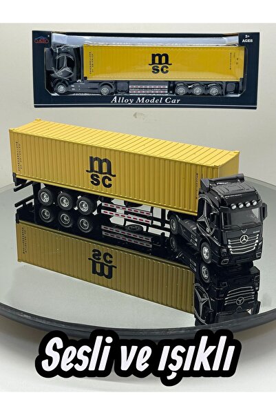 SCOWETTO Maersk Licensed Metal Truck Model with Sound and Lights – Different ...
