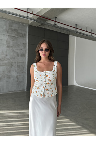 thelowely Çi̇çek D Patterned Vest