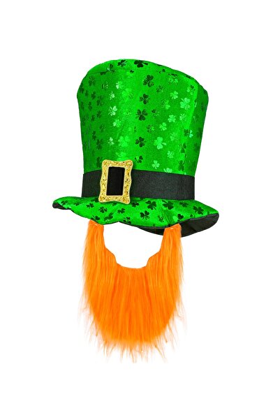 Widmann St. Patrick's Day Top Hat With Beard