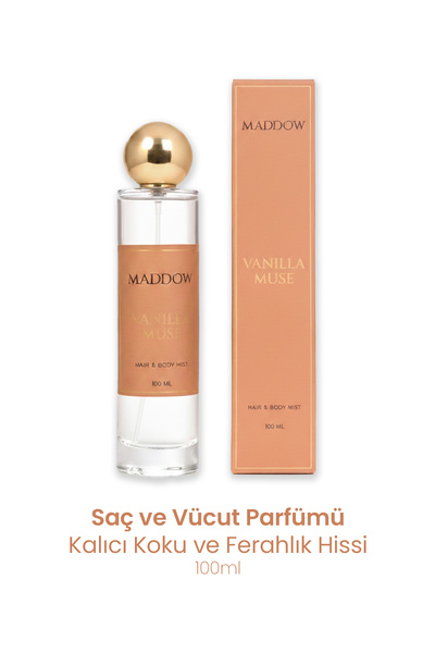 Maddow Cosmetics Kalıcı Koku ve Ferahlık Hissi Veren Saç ve Vücut Body Mist -...