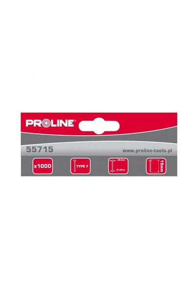 OEM PROLINE STEEL STAPLES TYPE-F 40MM, 1000/SET