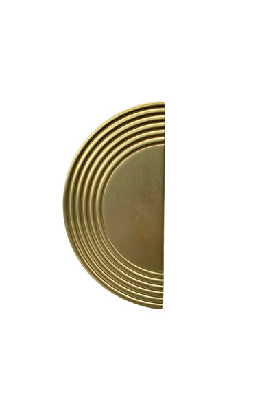 System 4822 Harmonique Kulp Altın Saten Renk Tek Adet Yarım 128 mm