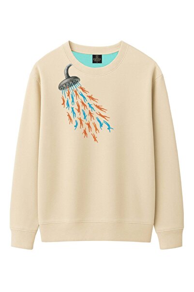 Espina Premium Unisex Regular Human B Printed Sweatshirt