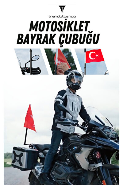C9 Motosiklet Bayrak Direği Alüminyum Bayrak Tutucu Motosiklet Aksesuarları