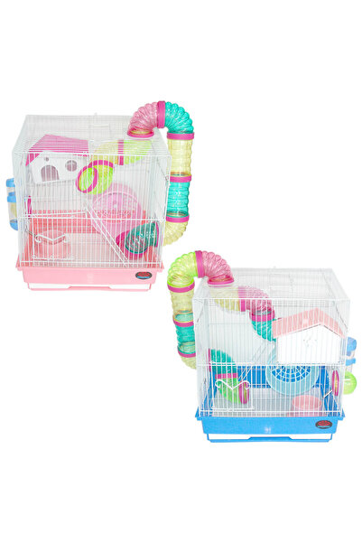 Dayang SVL-SHOP Hamster Kafesi (201142) Borulu 35x28x37