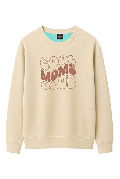 Espina Premium Regular Cool Moms Club Printed Sweatshirt