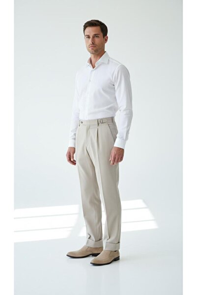 Kadir Büyükkaya Giverny Çift Pile Pantolon-W2502228