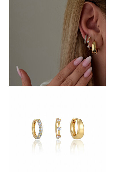 HeyYou Jewelry Mers 3lü küpe