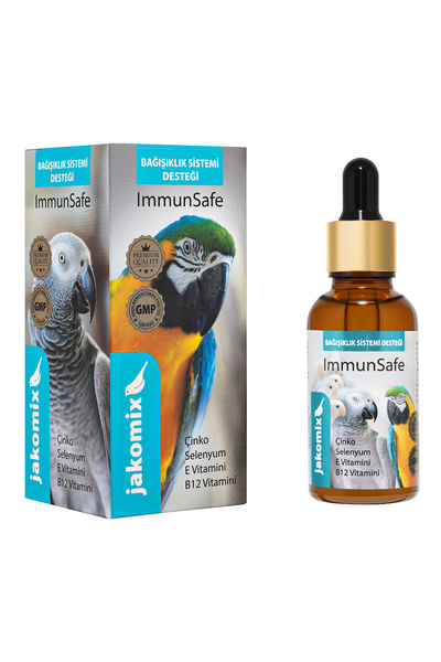 jakomix IMMUNSAFE VİTAMİN BAĞIŞIKLIK SİSTEMİ DESTEĞİ PAPAĞAN VE KAFES KUŞLARI...