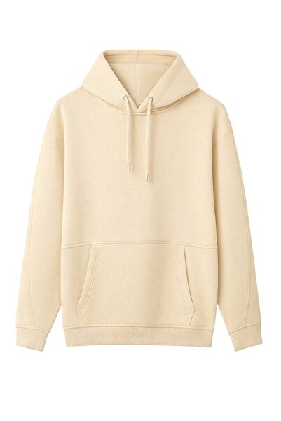 Espina Premium Unisex Cut Detailed Kangaroo Pocket Hooded Sweatshirt