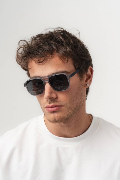 go gang own Berlin Grey Shape Unisex Sunglasses