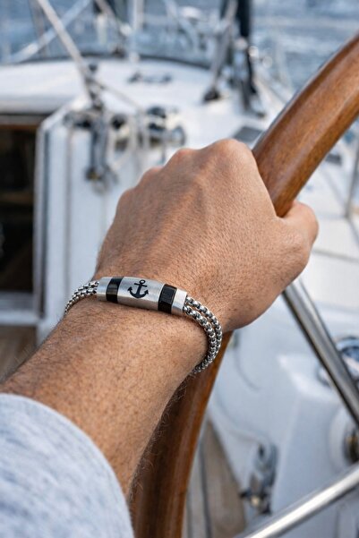 vogutima Men's Steel Bracelet - Anchor Sailor Sweden Luxury Design • for Love...