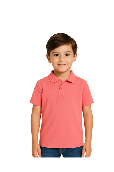 Lily and Co Lily Co Short Sleeve Polo Collar Unisex T-Shirt