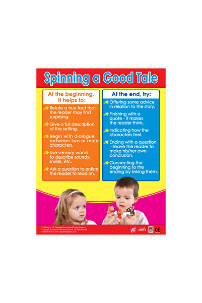 123Publishing House Spinning a Good Tale - Wall Chart in English