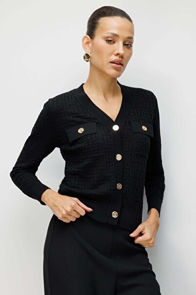 ON Κάλυμμα Με τσέπες Ζακέτα με λαιμόκοψη V