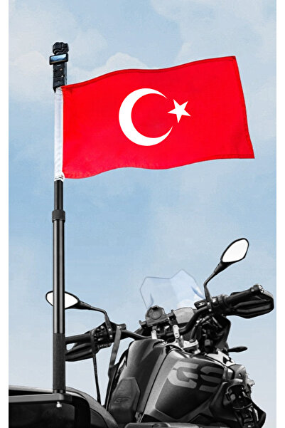 C9 Motosiklet Bayrak Direği Alüminyum Bayrak Tutucu Motosiklet Aksesuarları