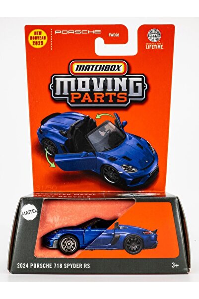 HOT WHEELS Matchbox Moving Parts 2024 Porsche 718 Spyder Rs 1:64 Metal Openin...