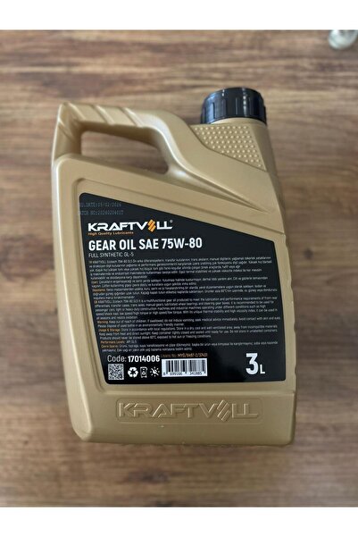 Kraftvoll Germany MANUEL ŞANZIMAN YAĞI 75W80 API GL-5 ( Yüksek Basınç Direnci...