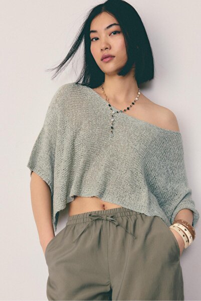 Stradivarius Basic pelerin kesim kazak