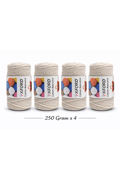 Oxford İplik Cotton Makrome 4’lü Paket