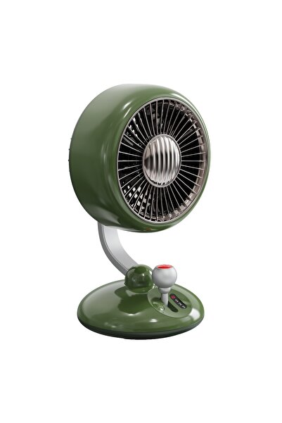 Juo Q3 120° Salınımlı 3 Kademeli LED Işıklı Şarjlı Masaüstü Fan Vantilatör Re...