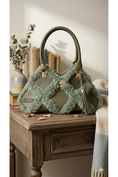 Valenta El Örgüsü Hakiki Deri Omuz Ve Kol Çantası