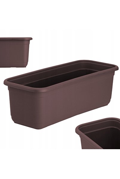 KADAX Balcony Box 40 cm Flowerpot Flowerpot Balcony Brown